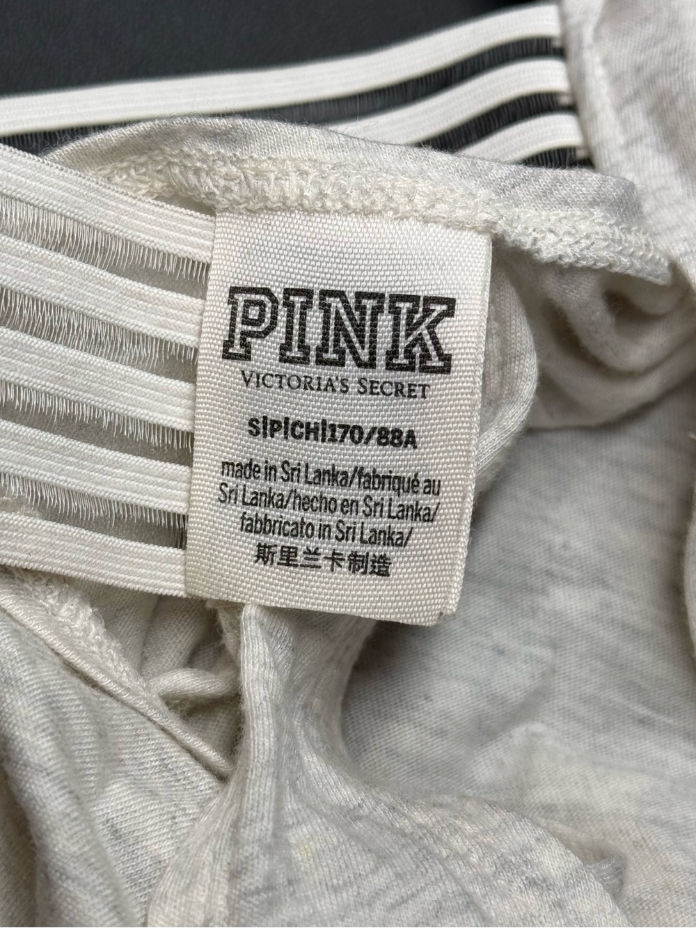 PINK Victoria's Secret Cream Scoop Cropped Tank - Picture 6 of 6
